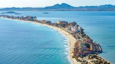 La Manga, Murcia, vista desde arriba