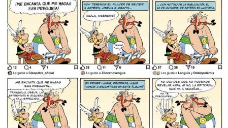 Fragmento del nuevo cómic de la saga de Astérix y Obélix