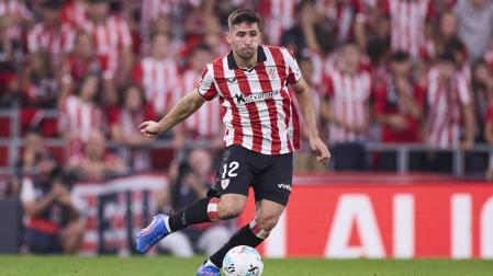 Jesús Areso en el partido del pasado lunes. efe
AFP7
25/08/2025 ONLY FOR USE IN SPAIN