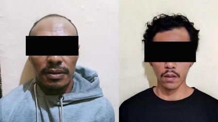 Fotografía de los dos detenidos por la Policía indonesia que han confesado haber planeado el asesinato de Matilde Muñoz, la española desaparecida desde hace dos meses en la isla de Lombok (Indonesia)