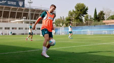 Darko Brasanac, en un entrenamiento con su nuevo equipo