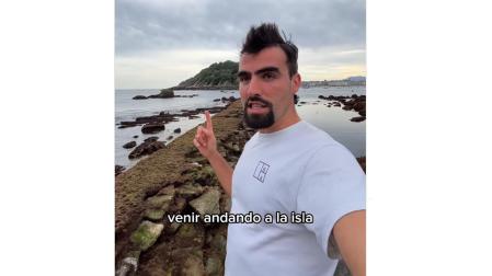 Eneko García, influencer donostiarra de 26 años