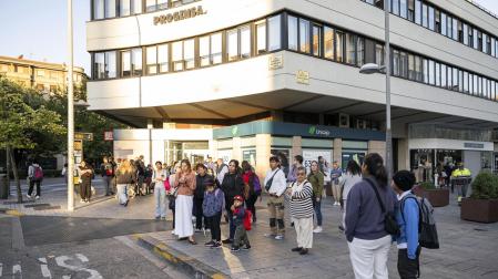 Fotos de la primera jornada de paros en las villavesas