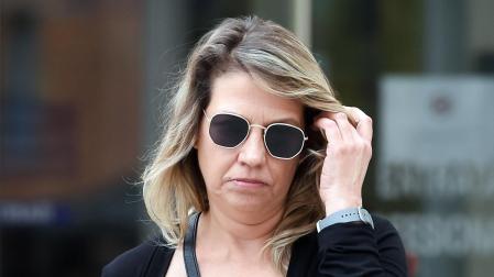 La asesora de Moncloa Cristina Álvarez, a su llegada a declarar por el 'caso Begoña Gómez' en los Juzgados de Plaza de Castilla (Madrid)