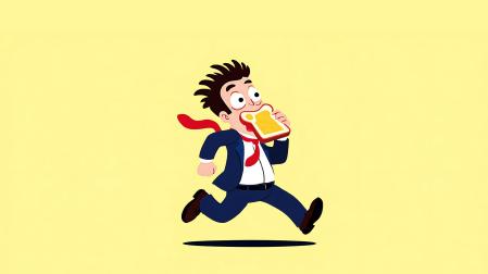 Las prisas, malas consejeras para una vida saludable /