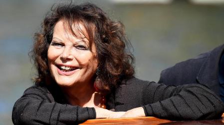 La actriz Claudia Cardinale en el Festival de Venecia de 2017 /