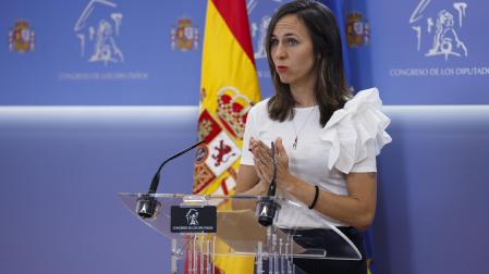 Ione Belarra, en una comparecencia en el Congreso de los Diputados