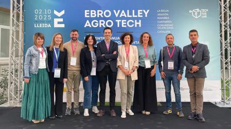 Delegación navarra en Ebro Valley Agro Tech