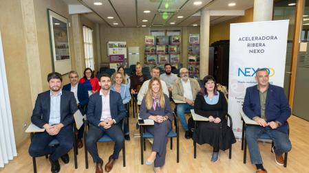 Asistentes a la presentación de la cuarta edición de la aceleradora de proyectos innovadores Ribera Nexo que se celebró en Tudela