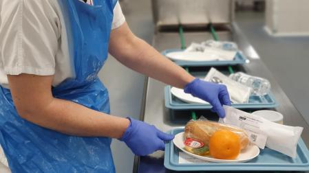 Desayuno en un hospital