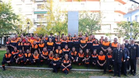 Fotos de los homenajeados en el acto por los 40 años de Protección Civil de Tudela