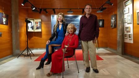 De izquierda a derecha: Silvia Catalán Pascual, Pilar García Escribano, y Luis Morea Guinda