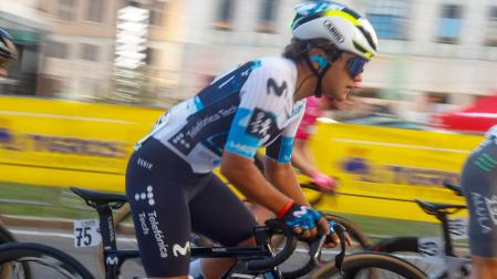 Paula Ostiz, en la imagen en los Tres Vallees Varesinos de octubre, debuta con profesionales.