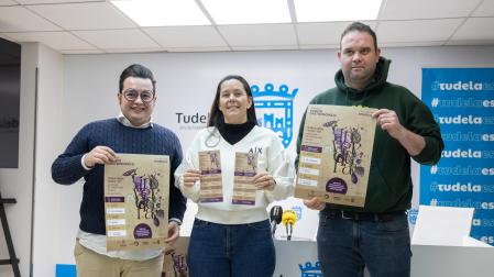 De izda. a dcha.: Mauro Milagro, Irune García, y José Aguado