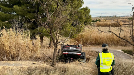 Imagen del accidente en Murillo el Cuende