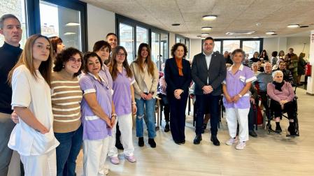 Inauguración dela ampliación del centro de día de Ribaforada