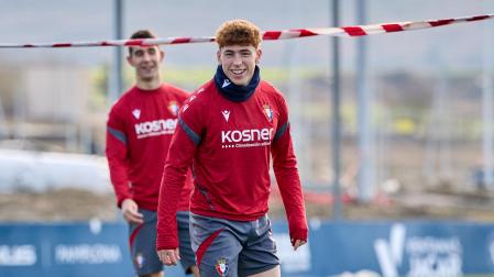 Víctor Muñoz, en un entrenamiento reciente