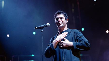 Alejandro Sanz presentó en El Sadar su disco 'El alma al aire'