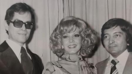 El grupo 'Los 3 sudamericanos', con Alma María Vaesken en el centro.
