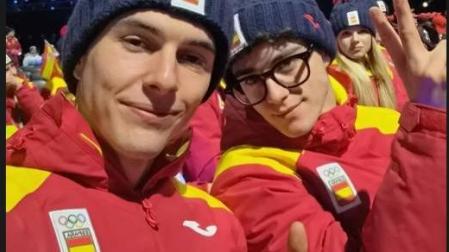 Los patinadores españoles, Daniel Milagros y Nil Llop