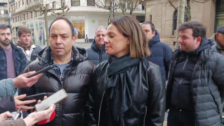 Iván Cacho y Marina Curiel, este viernes, en rueda de prensa