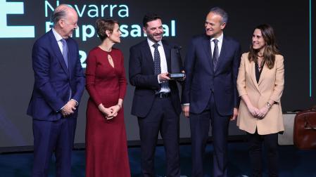 Fotos de la entrega del Premio Navarra Empresarial 2026 en el pabellón Navarra Arena