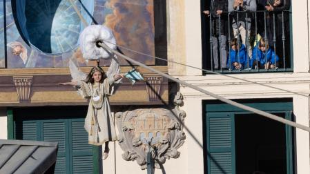 Instante de la Bajada del Ángel de Tudela