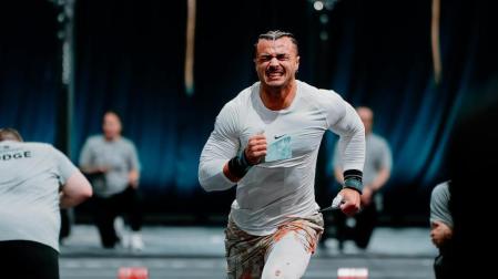 El atleta navarro Aniol Ekai el pasado diciembre en Copenhague