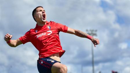 Foto de la victoria de Osasuna Promesas ante el Guadalajara