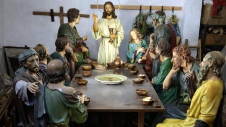 Imagen del paso de La Última Cena de Corella