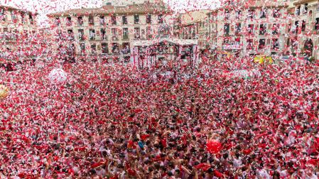 Imagen del cohete de Tudela de 2025