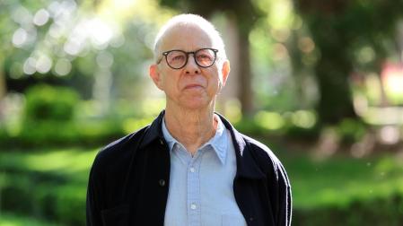 El director Alan Berliner en el pamplonés parque de la Taconera