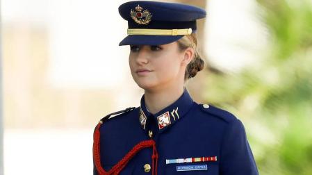 La princesa Leonor, con el uniforme del Ejército del Aire