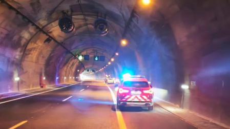 Interior de los túneles del Perdón tras ser reabiertos