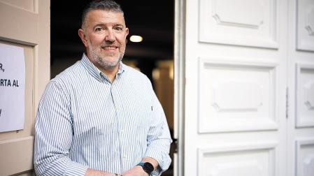 Iñaki Lorea Conde, psicólogo clínico, en el Colegio de Médicos de Navarra