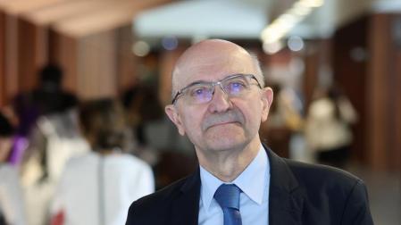 Miguel Ángel Martínez-González, catedrático de la Universidad de Navarra, en Baluarte.