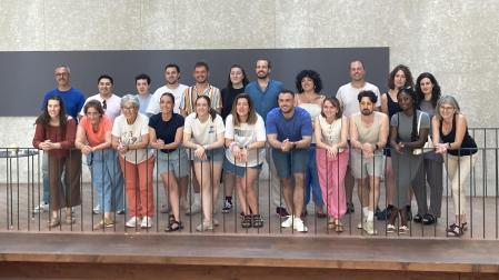 Foto de grupo los participantes en la jornada