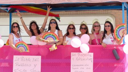 Imagen del desfile del Día del Orgullo celebrado en Murchante