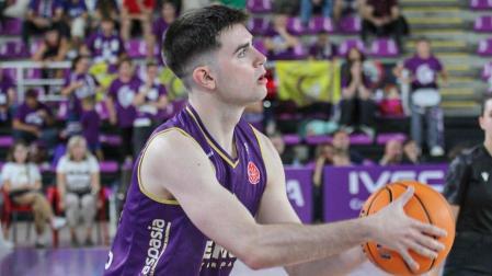 Iñaki Ordoñez durante un encuentro de la pasada temporada