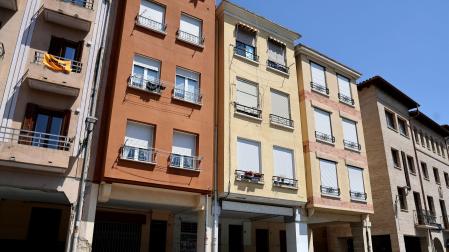 Edificio del que se ha precipitado el fallecido en Estella