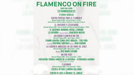 Flamenco On Fire llega a Pamplona del 26 y el 29 de agosto