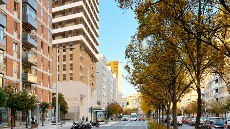 Recreación del edificio recogida en uno de los documentos del PEAU