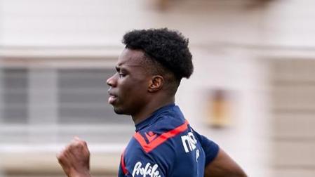 Fotos del entrenamiento de Osasuna con la presencia de Rockson Yeboah este viernes 21 de agosto