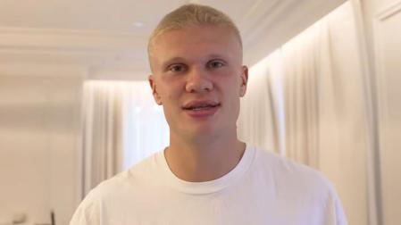 Cambio de look de Haaland, jugador del Manchester City
