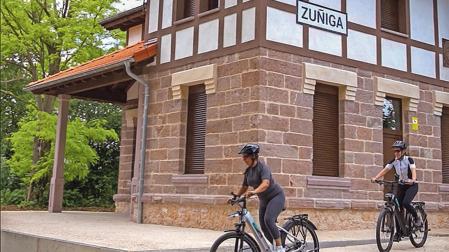 La antigua estación de Zúñiga ya restaurada