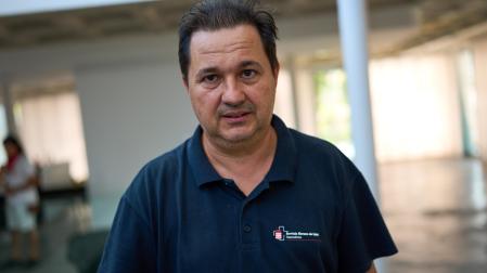 Manuel Mozota Nuñez, director del centro de salud de Noáin, en el ayuntamiento de la localidad