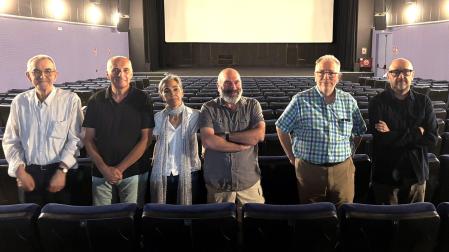 De izquierda a derecha: Sixto Iragui, Carlos Agramonte, Gloria Verdoy, Rudi Ortiz, Pepe Romano, y Julio Mazarico