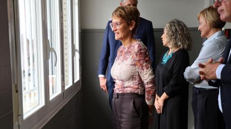 Chivite asiste a la apertura del curso escolar en el IES Marqués de Villena