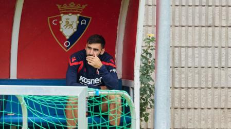 Romain del Castillo, el pasado martes en Tajonar