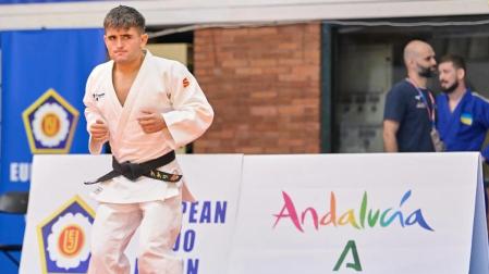 Asier Murillo, durante la European Cup de Málaga que se ha disputado este sábado 10 de octubre